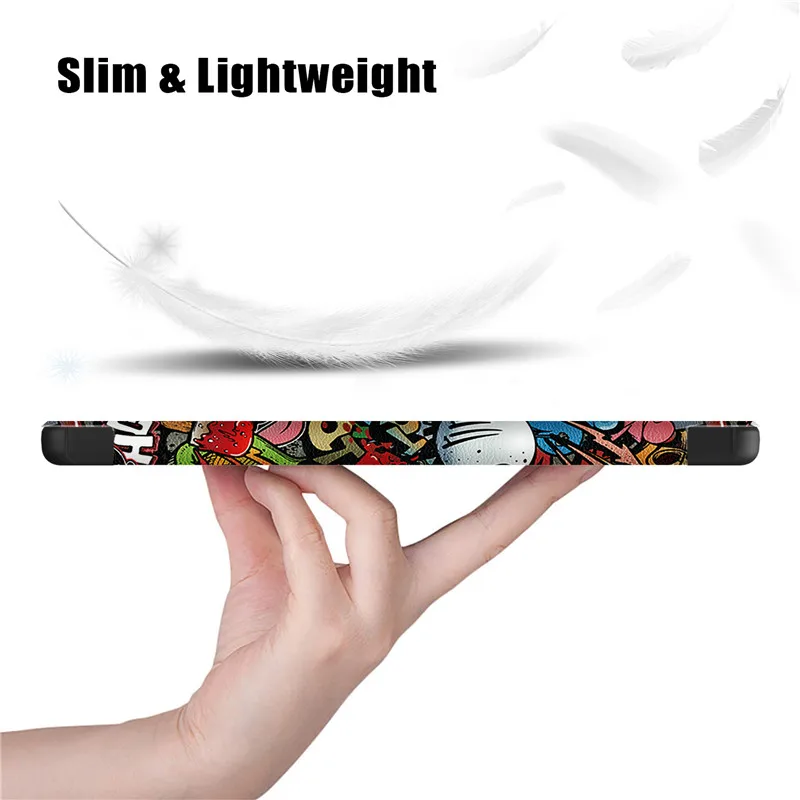 Funda For Lenovo Tab M8 4th Gen Case tb300fu tb300xu Fashion Paint Magnetic Leather Cover For Coque Lenovo Tab M8 Gen 4 Case 8