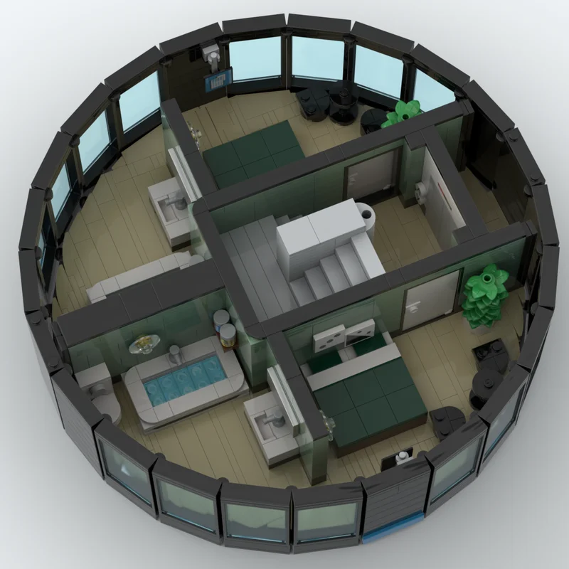 ตัวต่อโมเดลโรงแรมจักรวรรดิ ชุดตัวต่อแบบโมดูลาร์ เทคโนโลยีบล็อก DIY สร้างสรรค์ภาพเมือง ของเล่นเสริมสร้างจินตนาการ ของขวัญวันหยุด