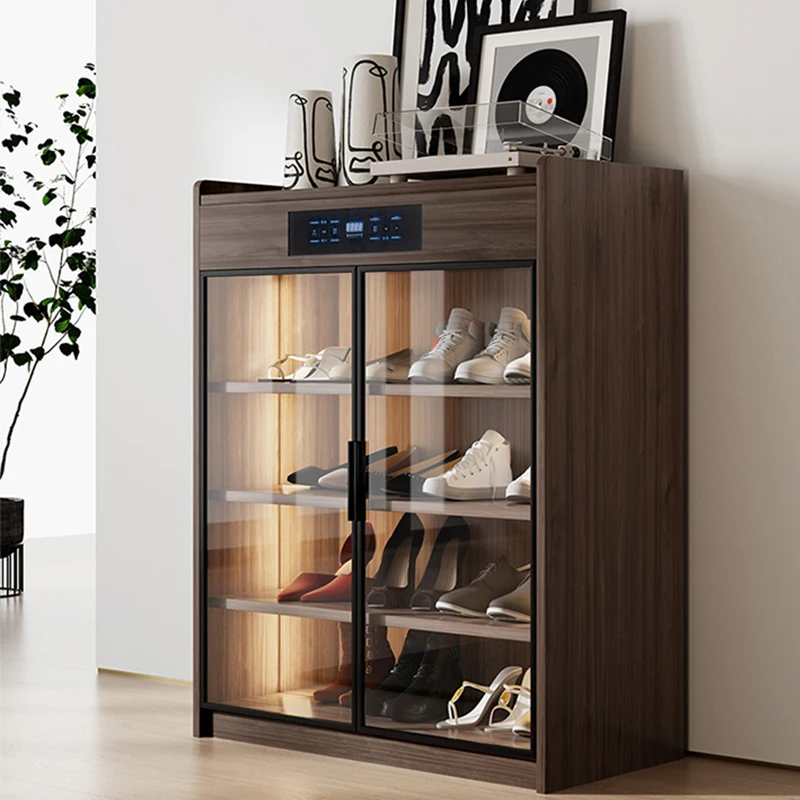 Smart Shoe Cabinet Hidden Design for Living Room Furniture and Mobile Shop Showcases