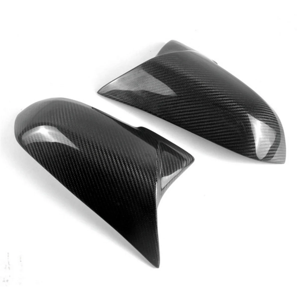 Real Carbon Fiber Side Rear View Mirror Cover Trim Side Wing Mirror Caps for 1 2 3 4 Series F20 F30 F22 F32 X1 E84