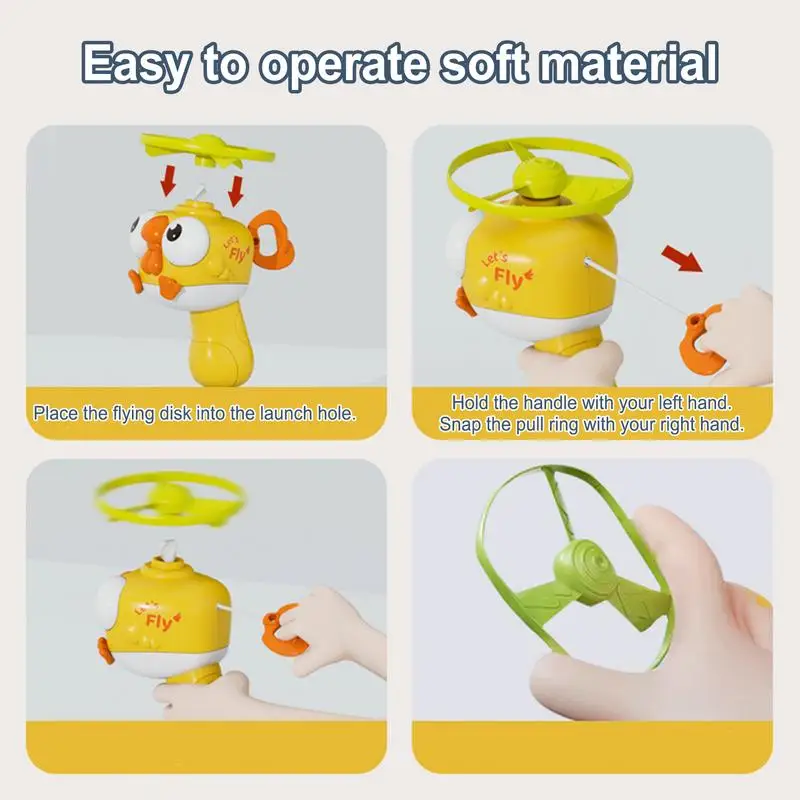 لعبة الصحن الطائر ألعاب الفناء الخلفي الممتعة للعائلة قرص طائر ألعاب تفاعلية للالتقاط في الهواء الطلق مع ألعاب رياضية خارجية لـ