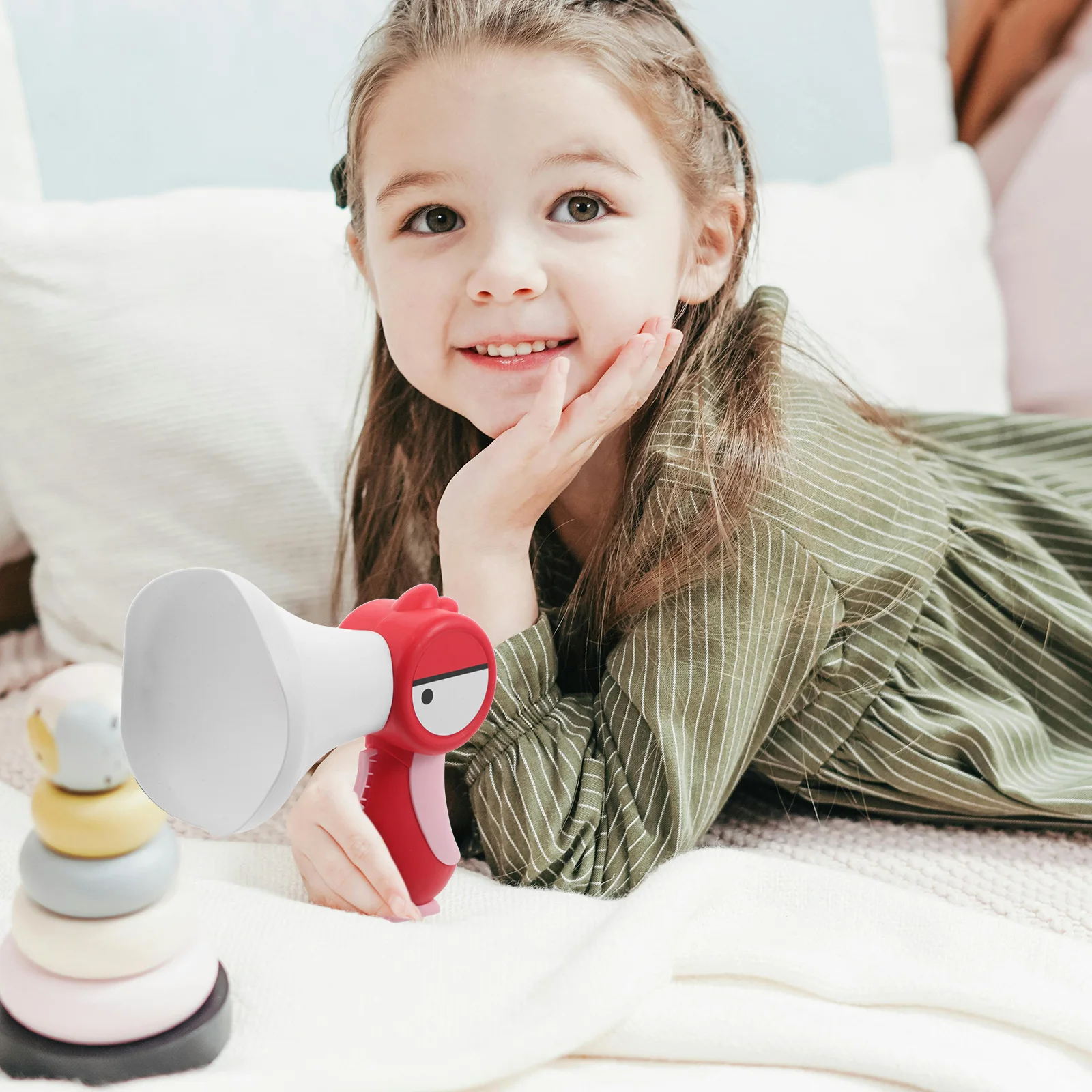 Brinquedos criativos de mudança de voz, microfone infantil, trocador de animais, fabricante de ruído de pássaros, troca de crianças