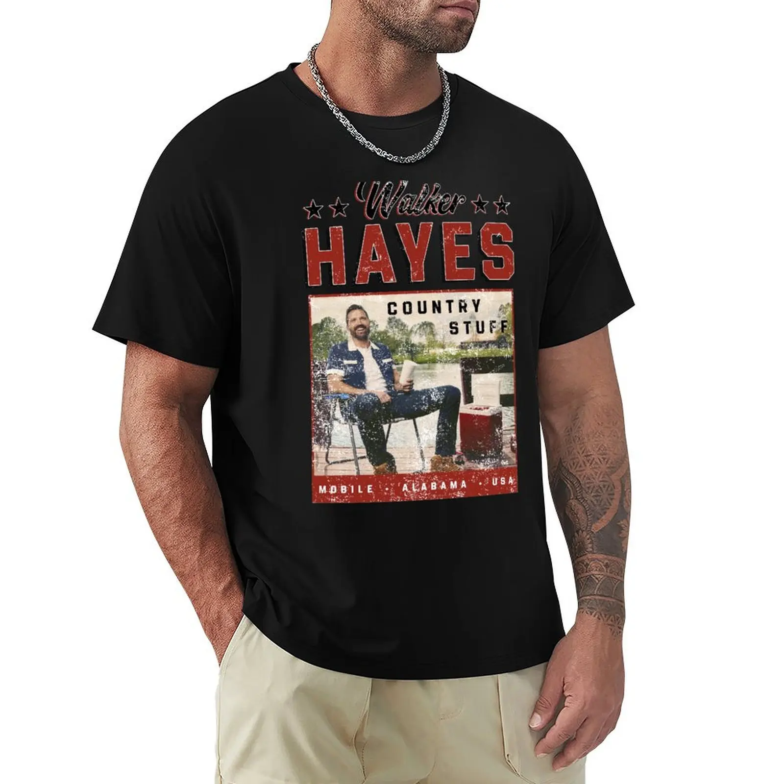 

walker hayes T-Shirt luxury designer funny costumes T-shirts oversize anime tshirt mens funny t shirts