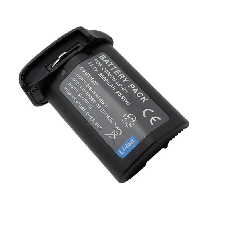 LP-E4 LP-E4N 2600mAh 2700mAh Battery for Canon EOS 1D Mark III IV 1Ds Mark III 1D X 1D C 11.1V 10.8V