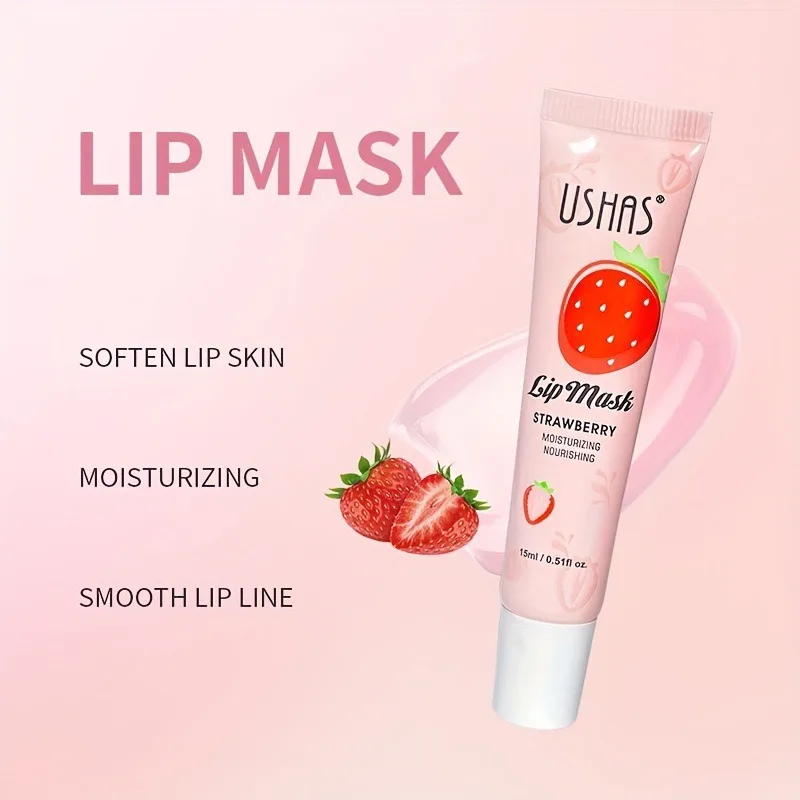 Weiche Tube-Lippenmaske und Balsam, tägliche nährende Behandlung mit Vitamin E zur Entfernung schuppiger Lippen und zum Schutz der Feuchtigkeit, Schönheit