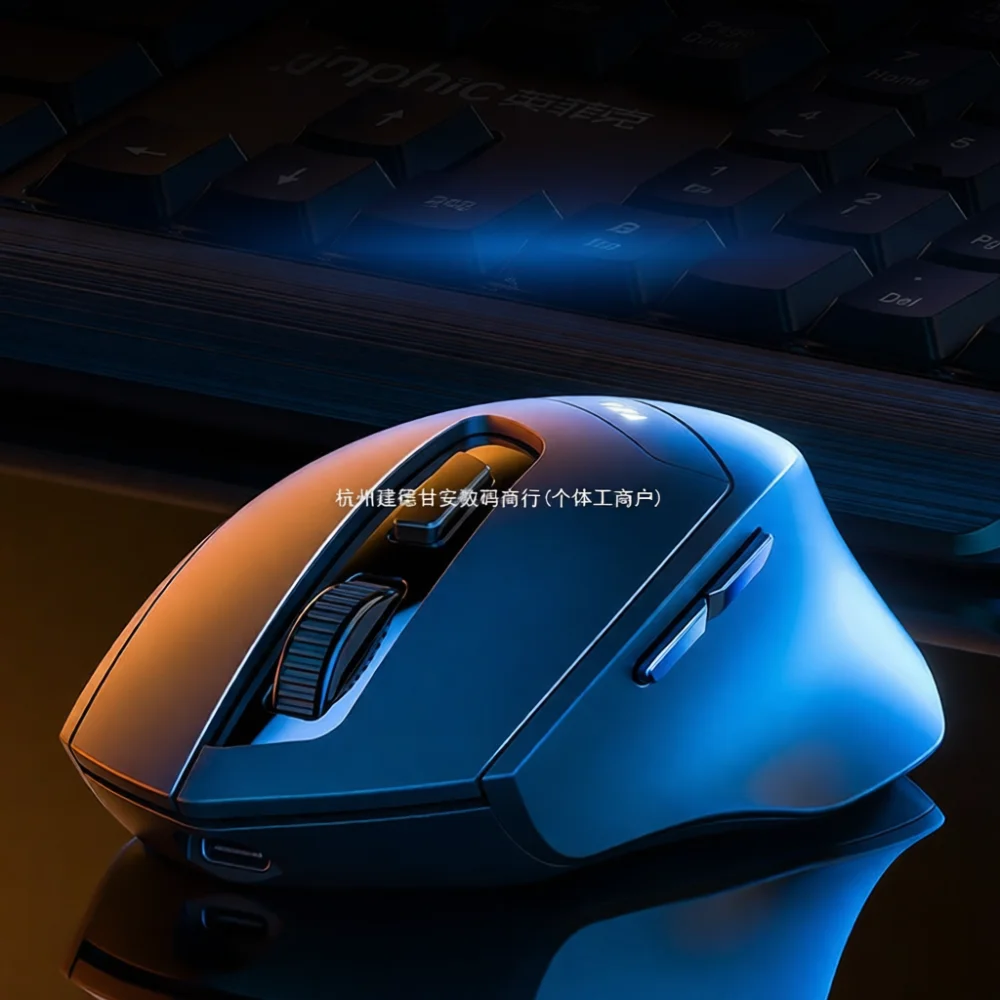 Wireless Mouse Dual Mode Bluetooth Silent Optical Mice Rechargeable 2400DPI For Laptop Tablet PC High Precision