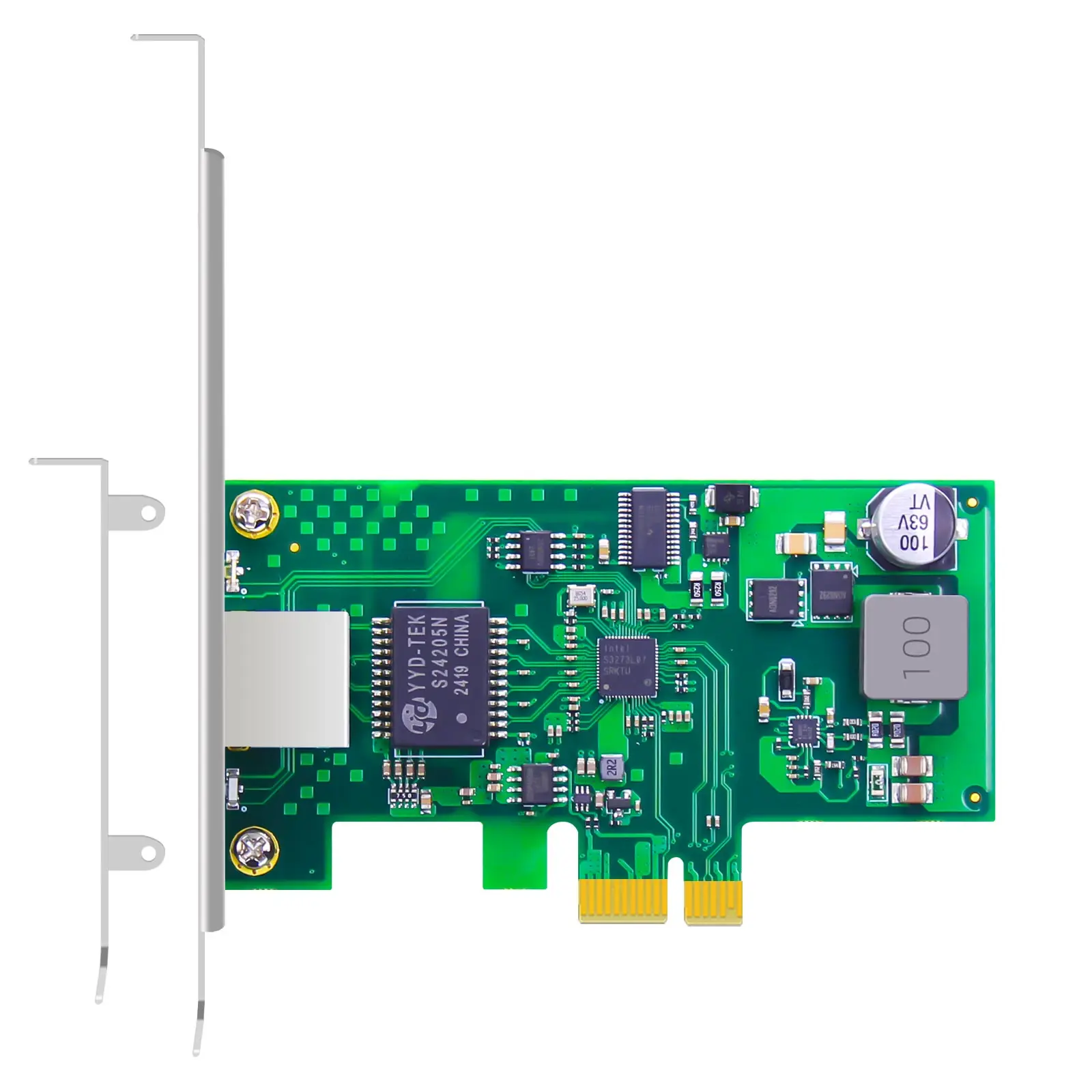 

2.5Gb PoE+ Network Card, Ethernet RJ45 LAN Port, PCIE 3.1 X1 Interface, Regular & Low Profile Bracket