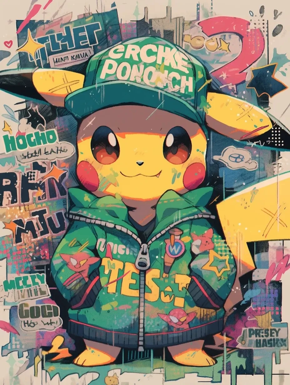 Anime Pokemon lukisan kanvas Bulbasaur Charmander Squirtle Poster dan cetak cat air dinding seni gambar dekorasi rumah hadiah anak-anak