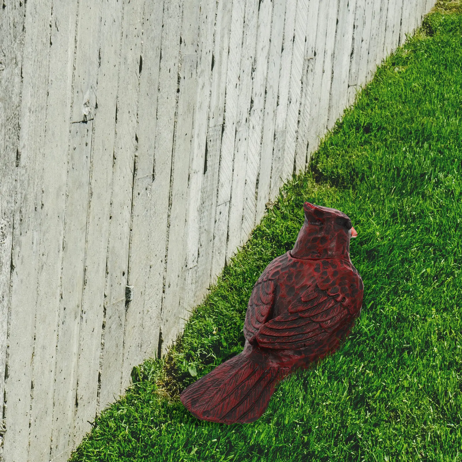 Fake Bird Outdoor Key Holder Safe Resin Spare House Key Storage Box for Garden Garden Fake Bird Spare Keys Storage Case