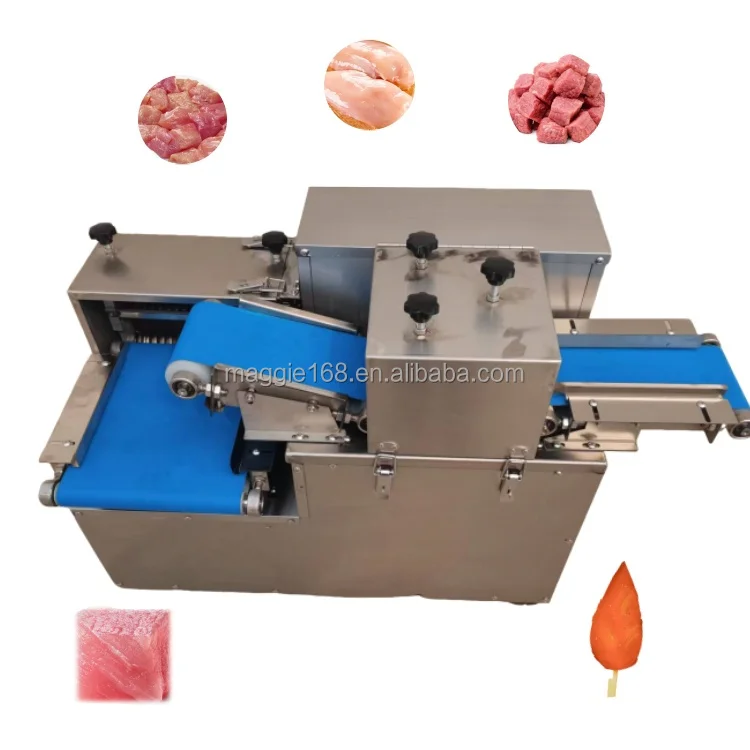 

Fully Automatic Dicer Cube Pork Diced Fresh Meat Cutter Chicken Cutting Machine Meat Dicing Cutter Machine