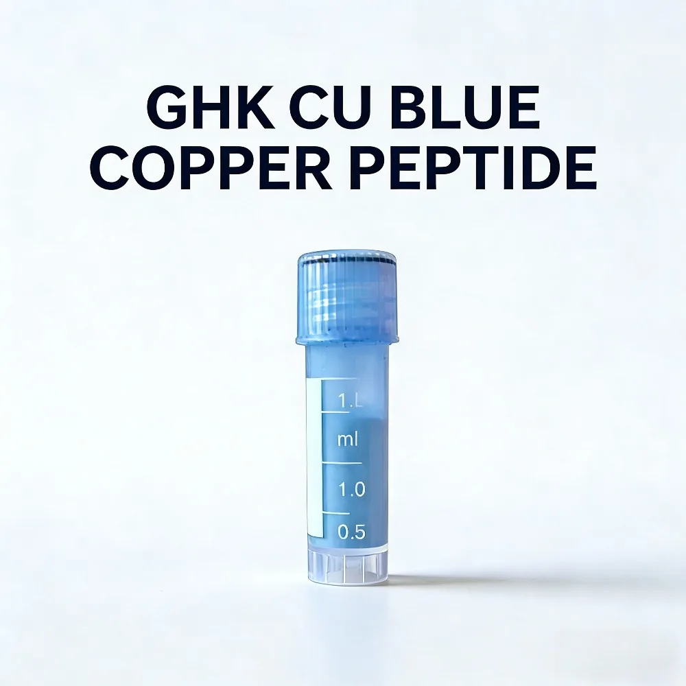 99% Purity GHK-Cu Copper Peptide Powder Cosmetic Grade Raw Material for Anti-Aging & Skin Repair DIY Skincare
