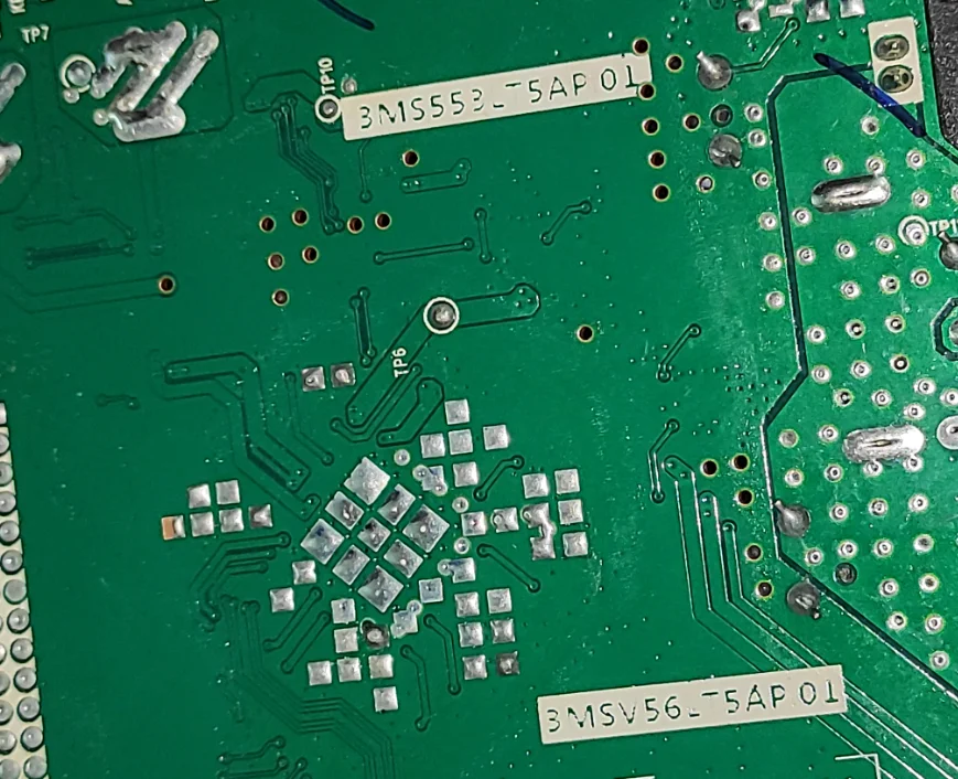 ¡Envío gratis! 3MS553LT5AP01 3MS56LT5AP01 32S1290L placa base de TV tres en uno probada bien 39-51v 520ma