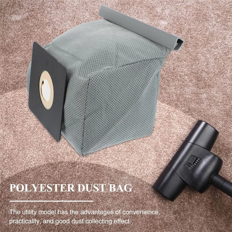A02V-Vacuum Cleaner Replacement Bags For Efficient Dust Collection Compatible With Various For Home Cleaning Models