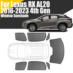 Custom Magnetic Car Window Sunshade For Lexus RX AL20 2016-2023 RX350 450H 4th Gen Curtain Mesh Front Windshield Frame Curtain