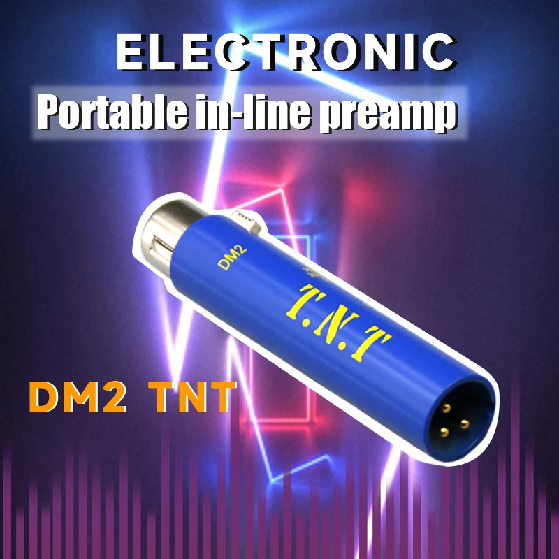 Dm2 Dynamiet Actieve In-Line Mic Preamp Met Selecteerbare Versterking En Impedantie