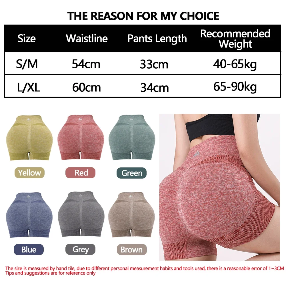 NEW Women Shorts Sports Shorts For Women Cycling Jogging Fitness High Waist Push Up Gym Shorts Leggings Women Yoga Clothing