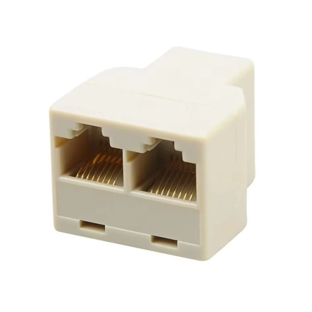 Connecteur séparateur RJ45 1 à 2 voies, double femelle Cat6 5 5e RJ45 Lan Ethernet, adaptateur séparateur de réseau, extension, 1/2 pièces
