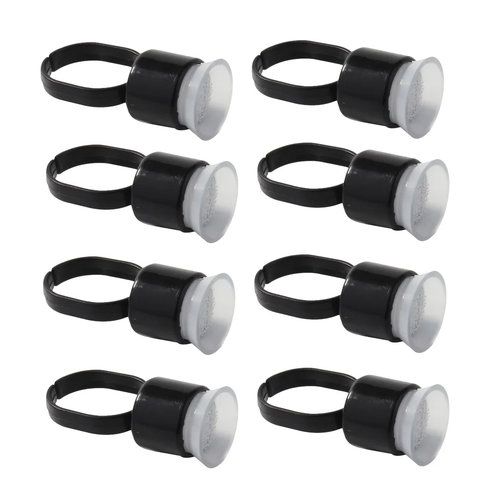 

50Pcs Ink Cup Pigment Ring Durable Professional Tools for Tattoo Microblading Eyelash Extension Primer Gel Remover Permanent