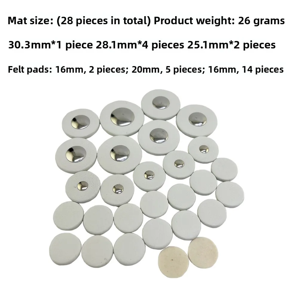 1Set Bass Clarinet Sound Hole Pad Sheepskin Sealing Pad