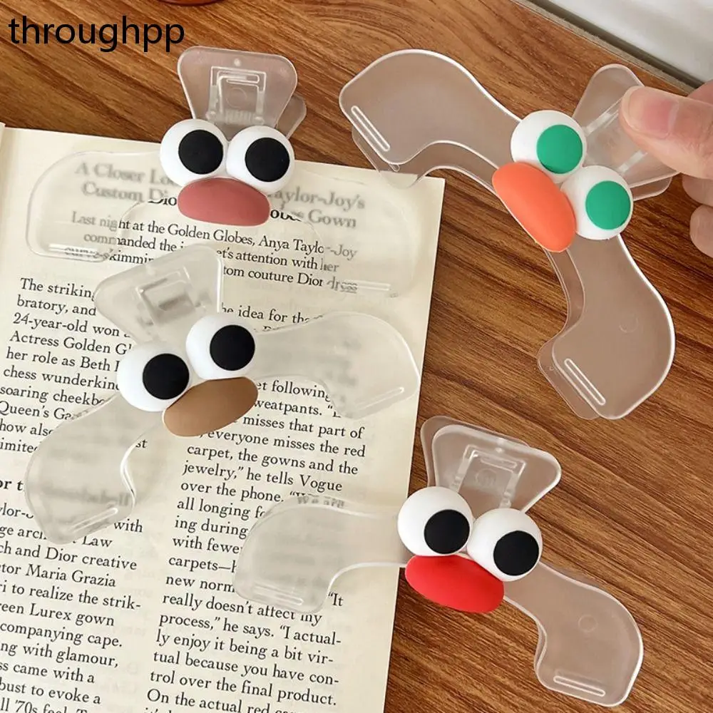 Creative Simple Transparent Page Marker Clip Piano Sheet Music Folder School Supplies