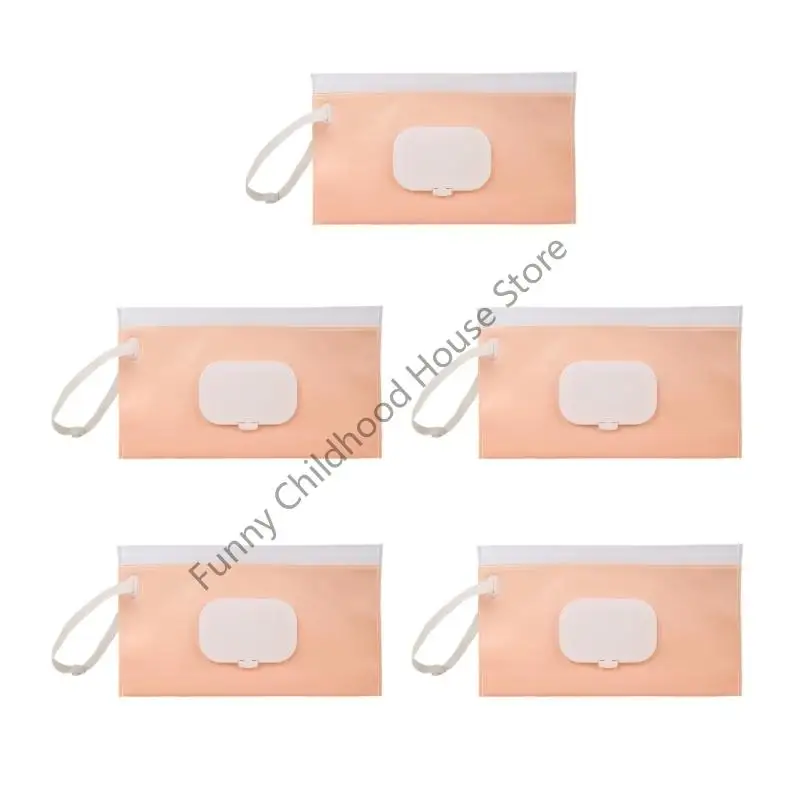 D0LA 5pcs có thể tái sử dụng khăn lau bé