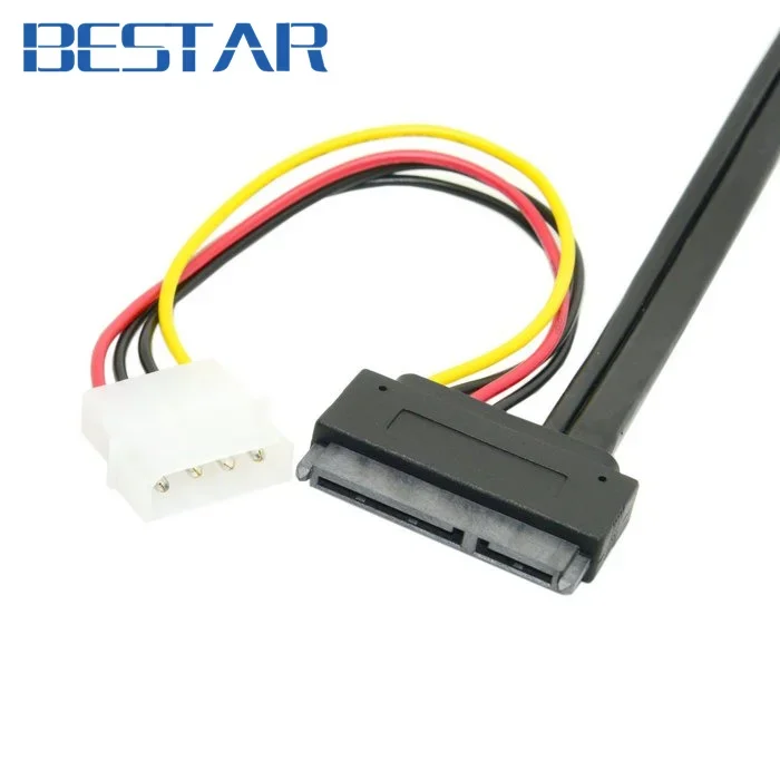 50 سنتيمتر ESATAp الطاقة ESATA كومبو إلى SATA 22pin و IDE 4pin 5 فولت 12 فولت مهائي كابلات لكابل بيانات القرص الصلب 3.5 "2.5"
