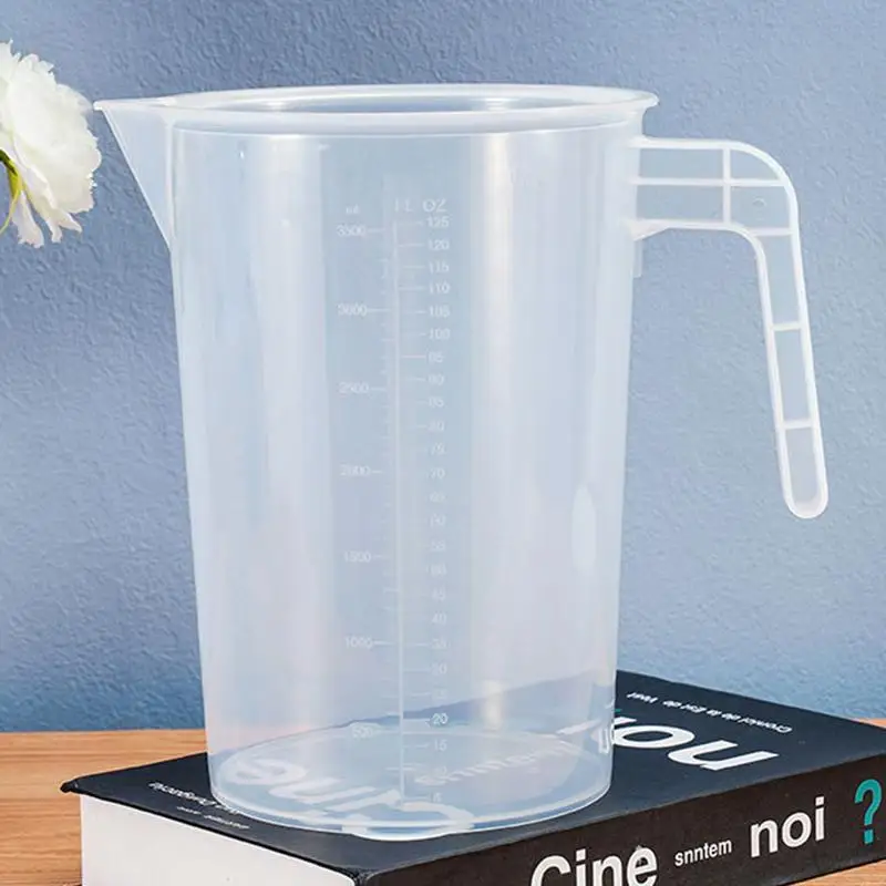 500ml 1000ml 2000ml 3000ml 5000ml Plastic Measuring Cup Food Grade Graduated Scale for Home Kitchen Cooking Baking