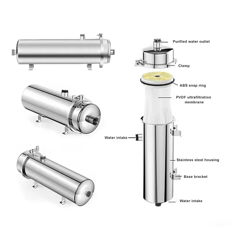 1000L Ultrafiltration Membrane Water Purifier UF Kitchen Filter Water Purification Equipment Household