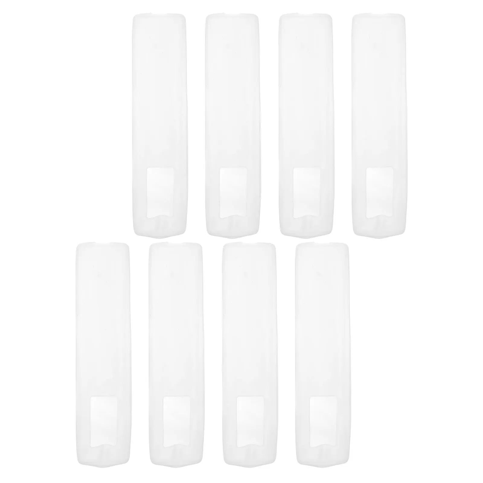 

8Pcs Remote Silicone Case Shockproof Spill-Resistant Cover for Television Ac Controller Sleek Portable Protection Household Use