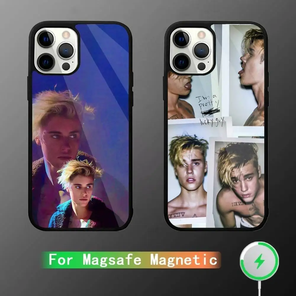 

J-Justin Baby Bieber Phone Case For iPhone 17,16,15,14,13,12,11,Pro,Max,Plus,Mini,SE4,E Magnetic Magsafe Wireless Charging