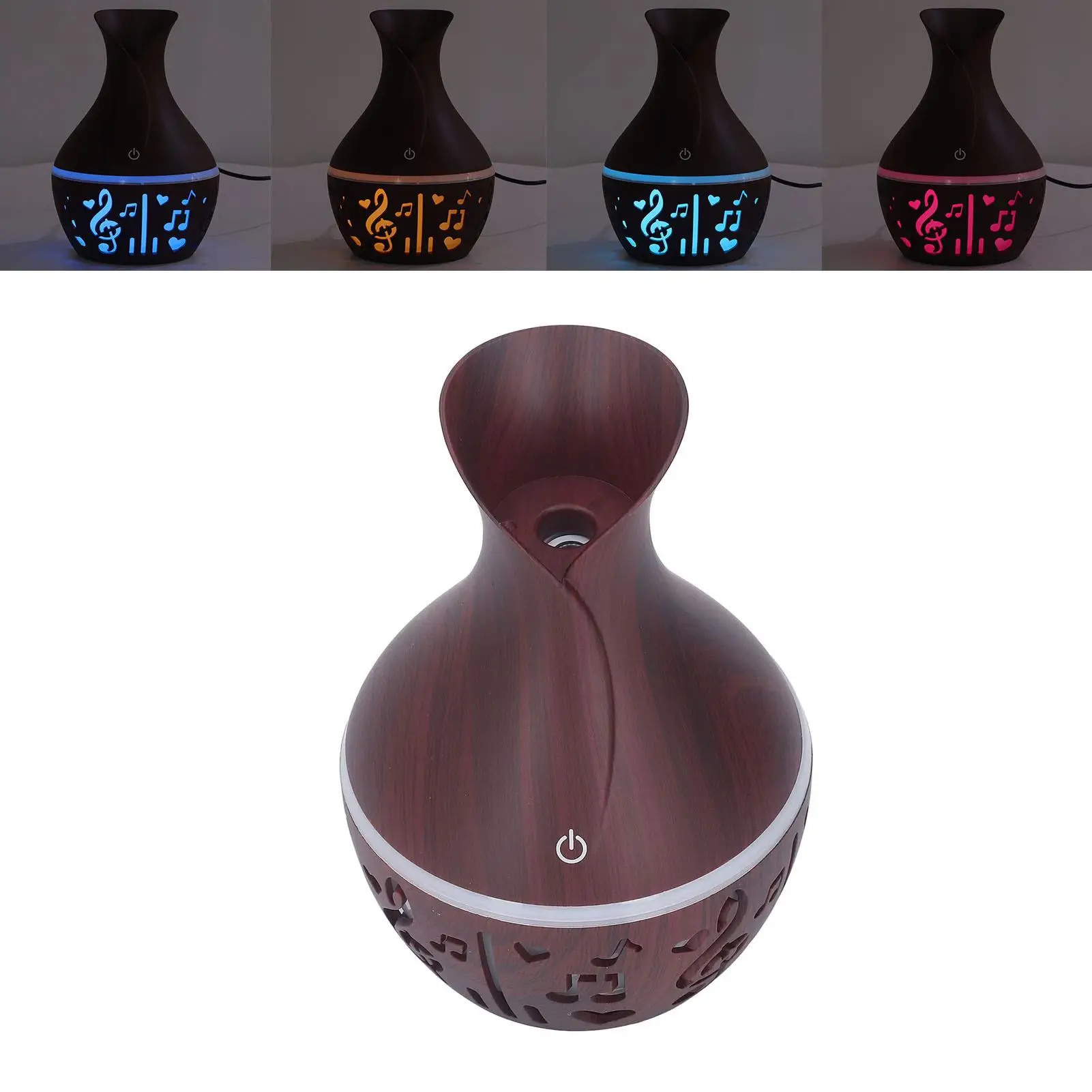 USB Aromatherapy Diffuser - Night Light Essential Oil Fragrance Humidifier for home & Office