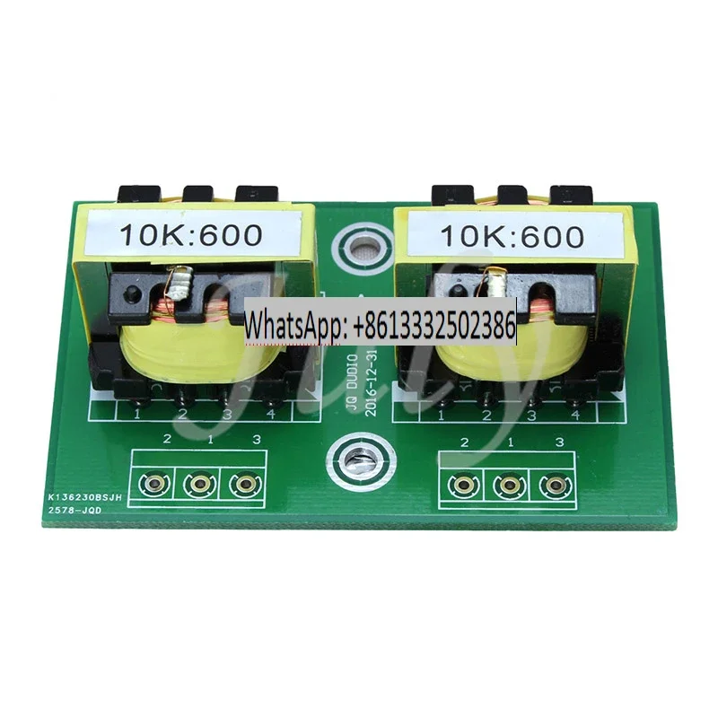 10K: 600 high-low level conversion Audio transformer Audio isolator Permalloy audio frequency response: 20hz—20Khz