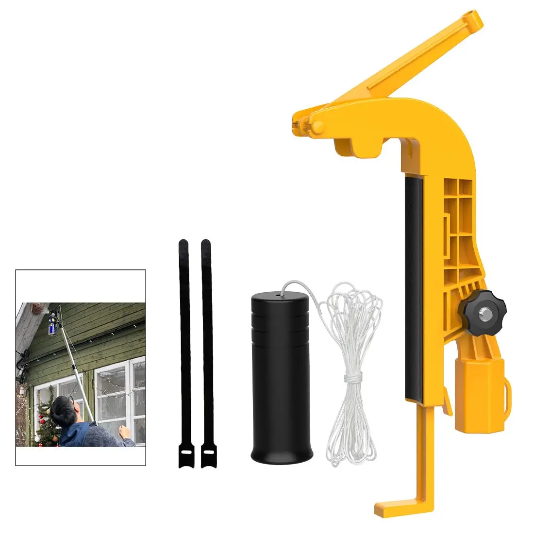 Spray Can Extension Pole Adaptor Adjustable Bottom Bracket Adaptor Spraying Wasp Nests in High Places Window Cleaner Tree Spray