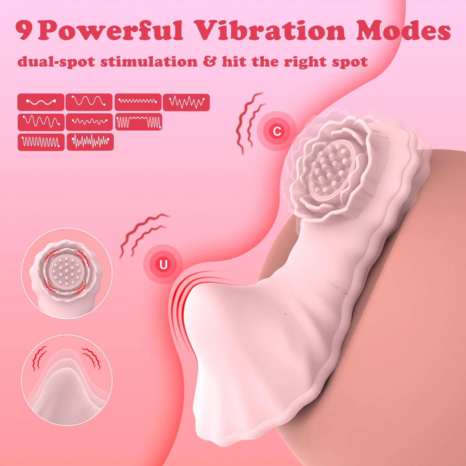 9 Powerful Vibration Modes Mini Wireless App Control Wearable Clitoral Stimulation Massager for Women Sex Toys Adult Products 18