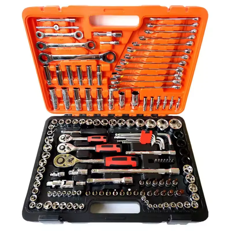 

150PCS Hand Tools Set Spanner Combination Socket Wrench Car Repair Socket Set Tool Kit Socket Ratchet Set Hand Tool Kit
