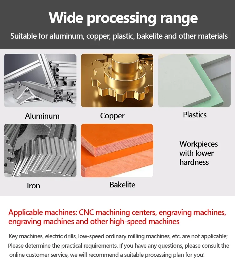 3 플루트 HRC55 CNC 알루미늄 엔드 밀, 1 - 20MM 카바이드 블레이드 직경 알루미늄 글래베젤 유압 엔드 밀 밀링 커터