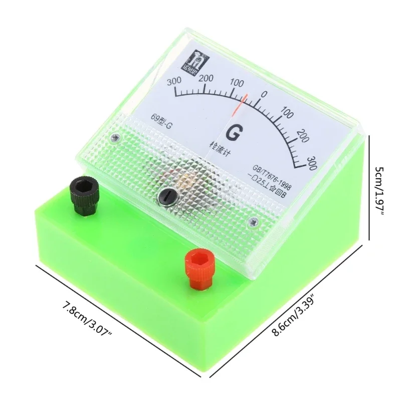 For Experiment Instrument Teaching Demonstration Galvanometer Scientific Ampere Sensitive Ammeter Detector Analog