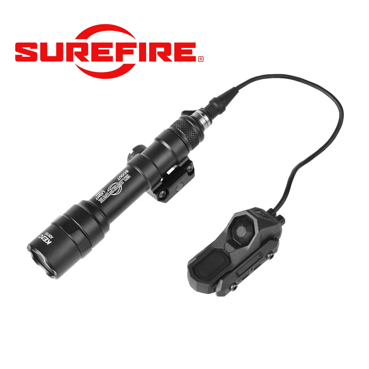 Lampe torche tactique Surefire M600 M600C M300 pour fusil AR15, airsoft, chasse, pistolet, lampe de reconnaissance Axon, interrupteur double fonction