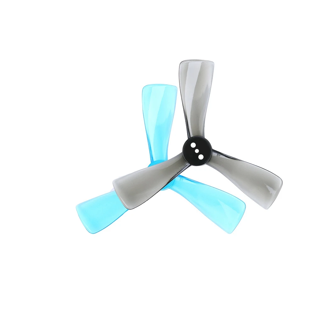 Für Nazgul Cine 2,5 Zoll Tri-Blade/3 Blade Propeller Prop CW CCW für Fpv Protek25 Drohne Teil-Blau