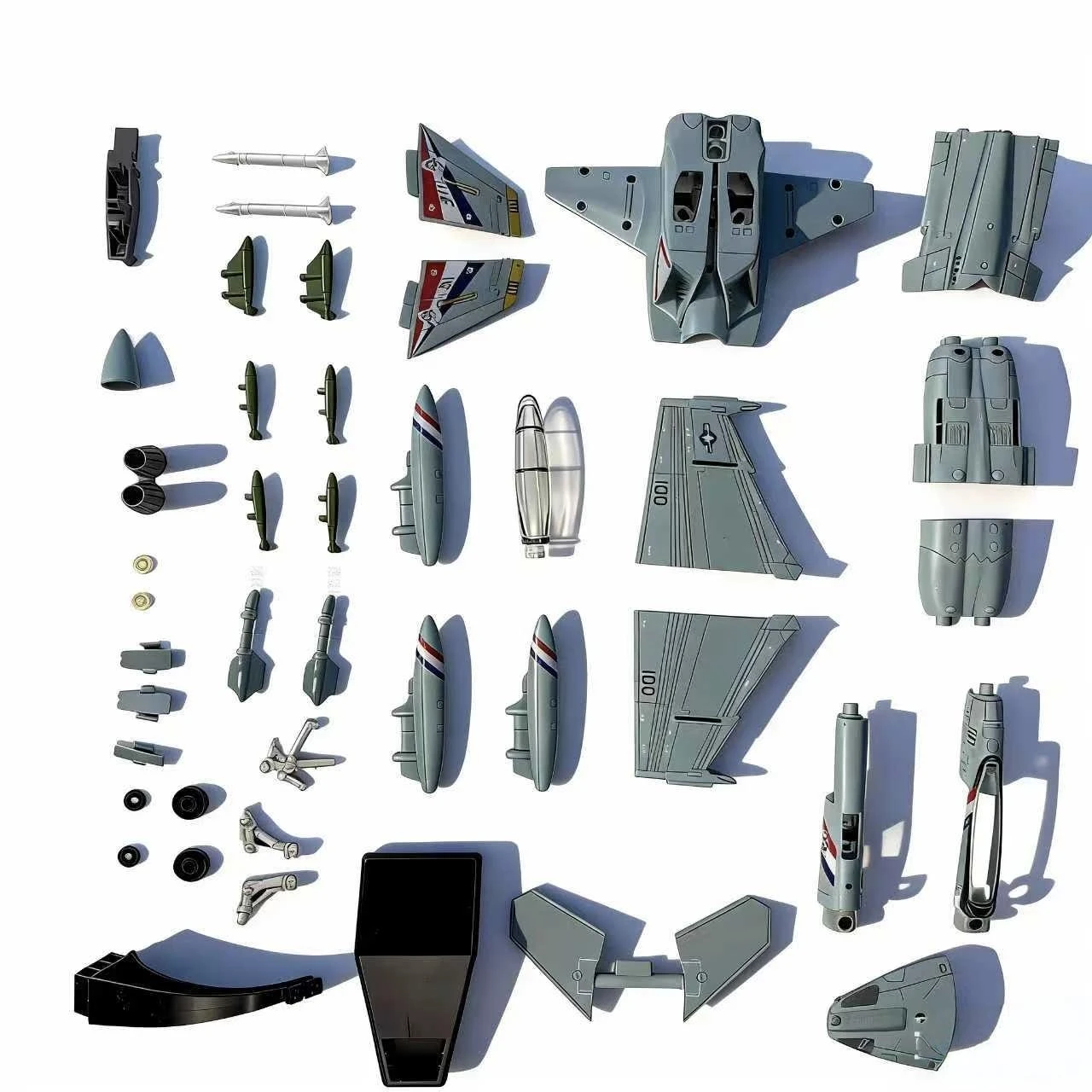 Flugzeug im Maßstab 1:72, US F18 F/A-18F Super Hornet, Militärmodell zum Zusammenbauen, Bausteine, Plastikspielzeugflugzeuge, Sammlung – Detail 3