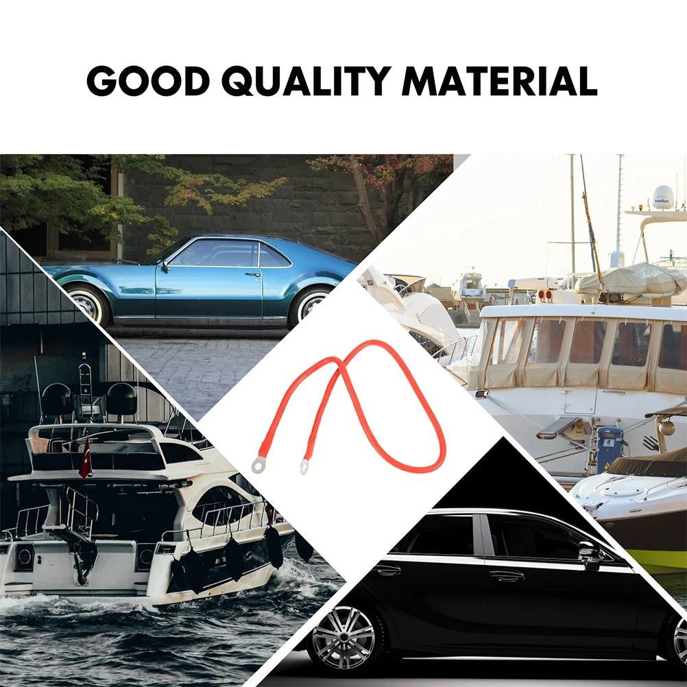 

1 Pair 6 Awg Car Cables Copper Core Solar Panel Motorcycle Marine Rv Inverter Replacement Cable For Automotive Solar
