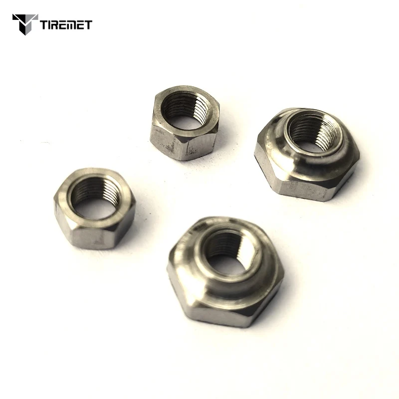 M5 Titanium Nuts Ti6Al4V For Bicycle Shimano Pedal Spindle M980 M985 M540 M780 M785 M8000 M8100 M9000 M8020 M990