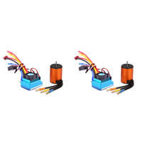 ABZZ-2X Brushless Upgrade Kit Motor ESC Set For Wltoys 144001 A959-B A979-B RC Car Spare Parts