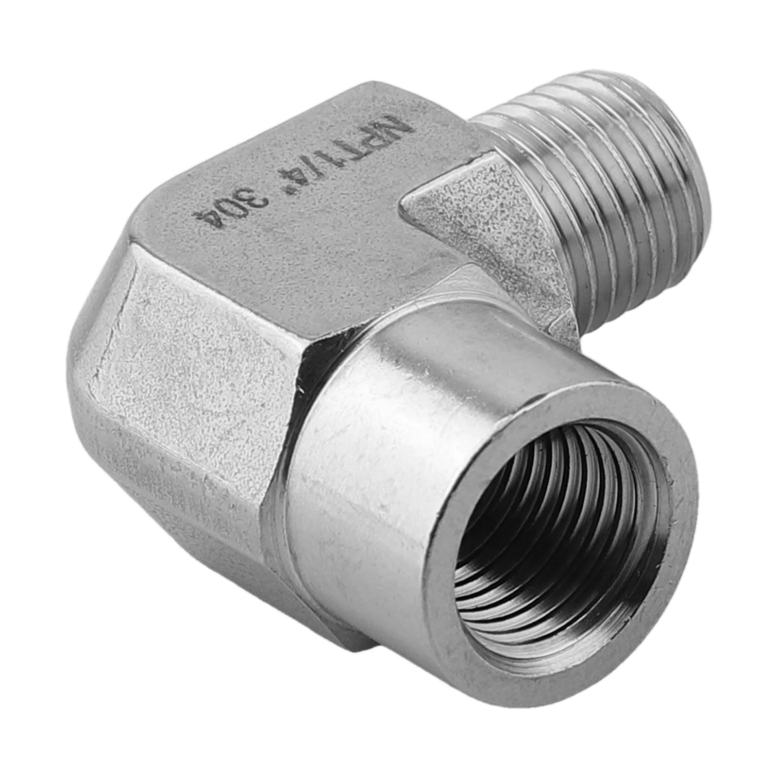 The Essential Connection Pack of Two for forged Stainless Steel 90 Degree Barstock Street Elbows for Pipes and Fittings