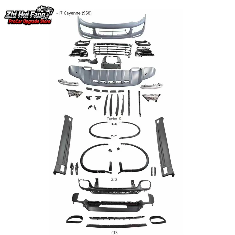 

Suitable for Porsche Cayenne 958 Modified Turbo Bumper Surround 2013-2017
