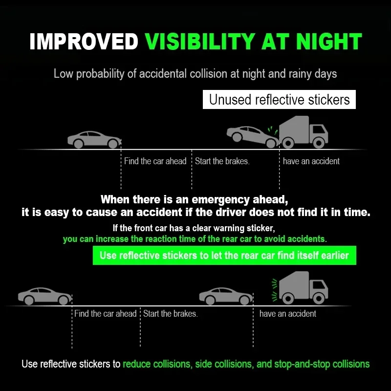 4 قطعة باب السيارة شرائط عاكسة الأمن تحذير ملصقات لتويوتا بريوس أفينسيس Rav4 أوريس يارس فيرسو لاند كروزر هايلاند