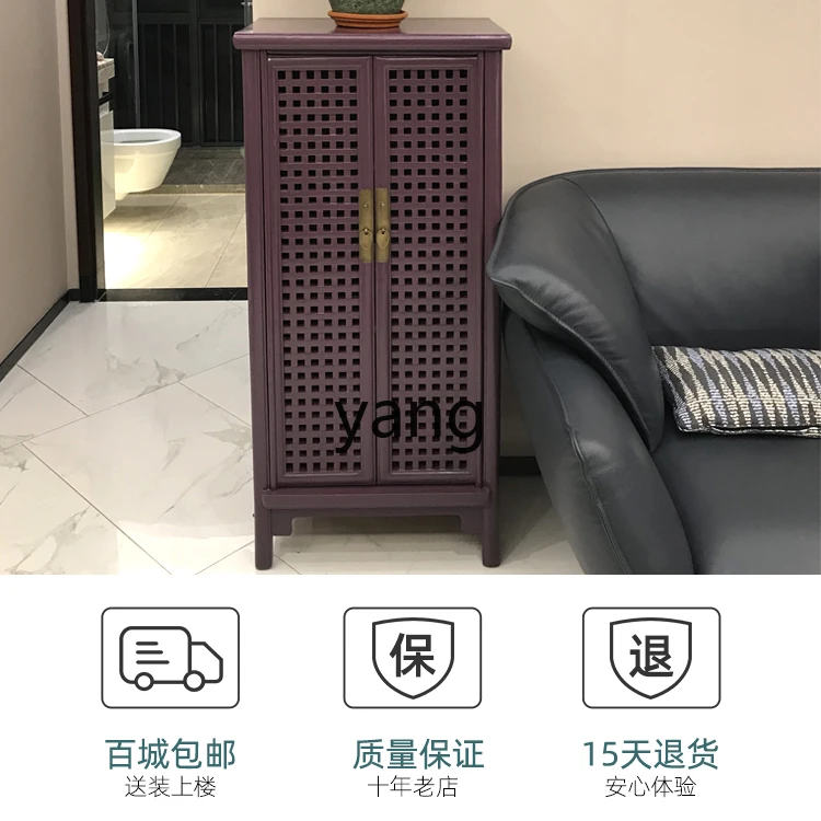 YHM new Chinese antique furniture porch foyer storage high cabinet