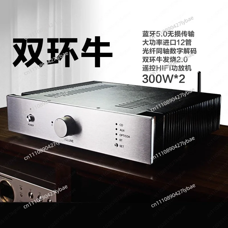 Power amplifier 2.0 household audiophile high fidelity high power Bluetooth digital decoding