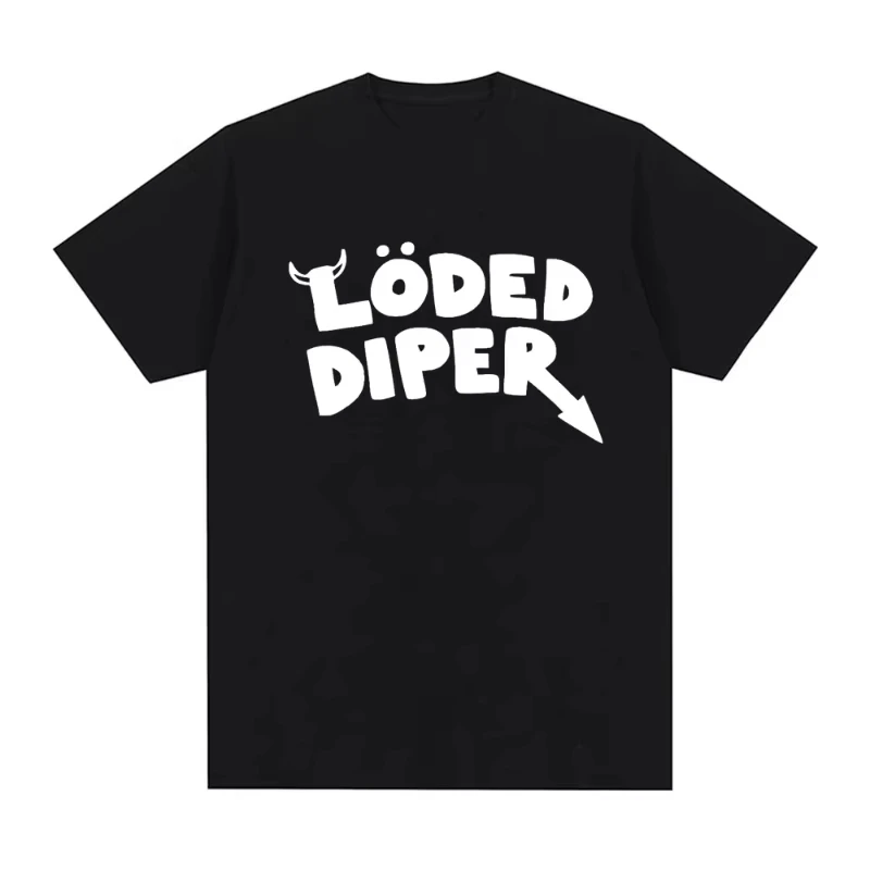 LODED DIPER DIARY OF A WIMP KID T Shirt Male Brand Tee Shirt Men Summer Short Sleeve T Shirts Harajuku Couples