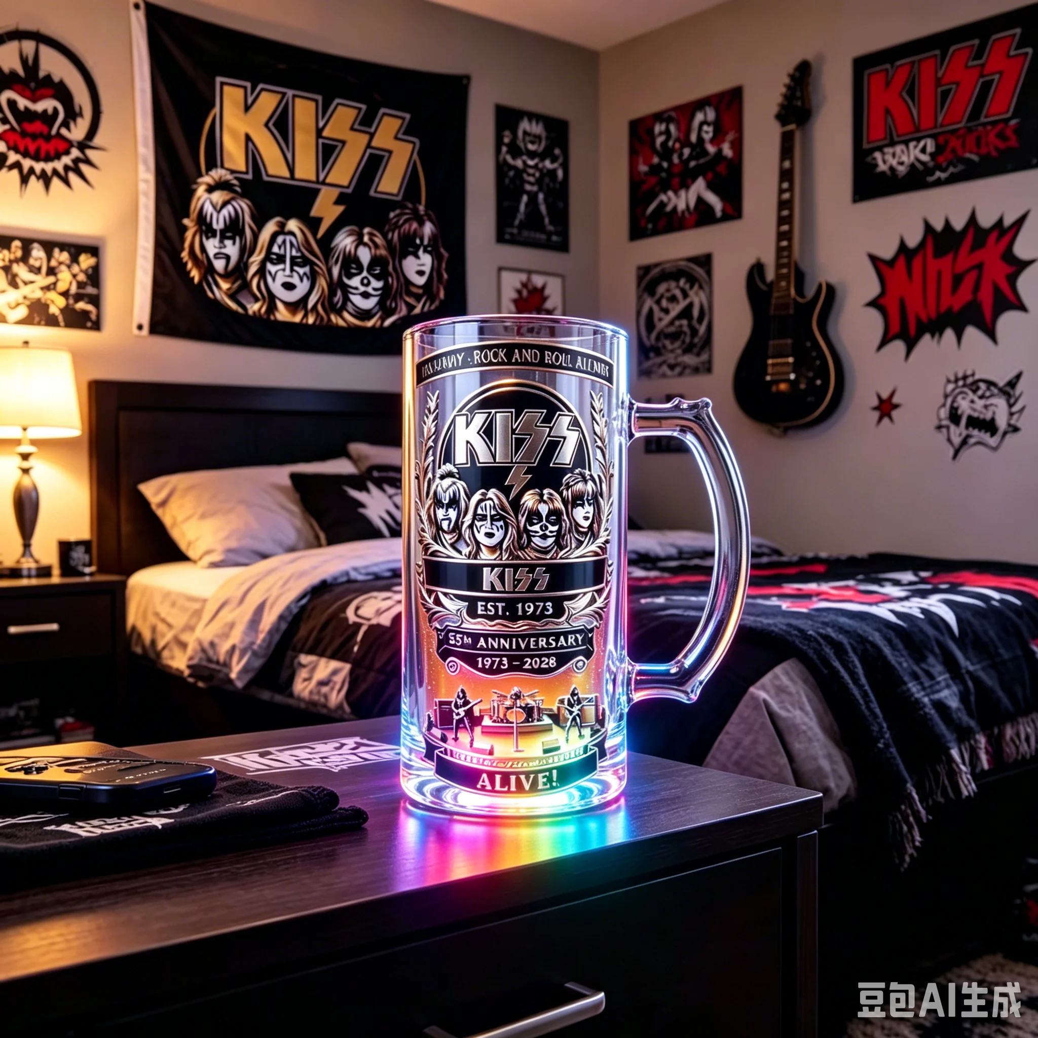 Beer Mug Handled - Caneca de Cerveja KISS 55º Aniversário